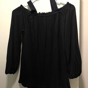 Open shoulder blouse